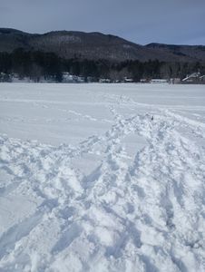 Scenic landscape with mountains in NY