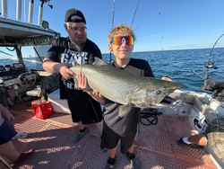 3 people enjoying fishing and hunting in NY
