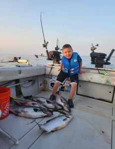 Two brook trout caught in Pulaski