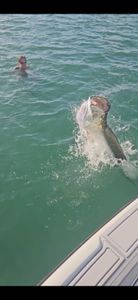 A person fishing in Key West