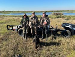 3 people fishing and hunting in TX