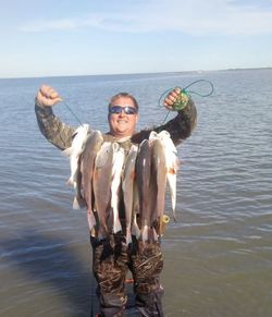1 angler fishing in Port O'Connor