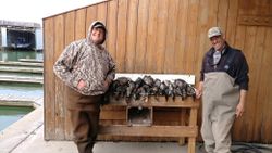 Two people fishing in TX