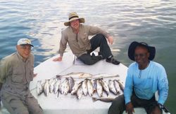 3 people fishing in TX