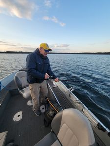 Angler fishing in Boulder Junction