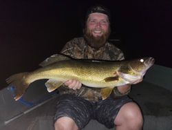 Angler with a big fish in WI