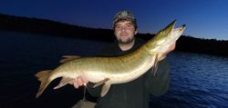 Lone angler fishing in Wisconsin