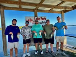 Great crappie action today! Clear conditions made for an exciting adventure on the water.