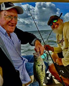 White crappie fish caught in TX
