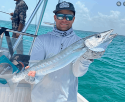 A single angler fishing in Florida