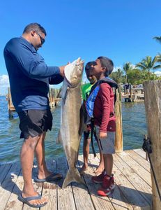 Anglers fishing in Key Largo