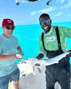 Large Atlantic Sharpnose Shark caught during fishing trip in Florida