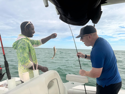 Two anglers fishing in Florida