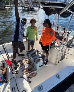 3 people fishing in Key Largo