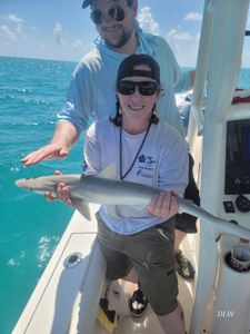 Two people fishing in Key Largo