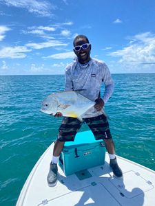 Two anglers fishing in Key Largo