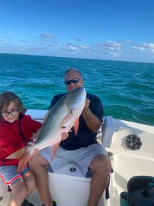 Mutton snapper, 22 inch fish, fishing in FL