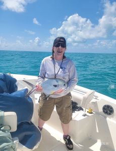 Permit fish caught in FL while fishing
