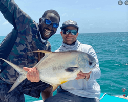 Permit fish caught while fishing in Key Largo
