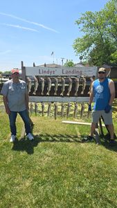 Anglers enjoying a great fishing trip in MI