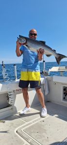 Chinook salmon caught fishing in NY