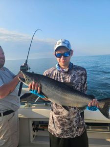 Angler fishing in New York