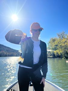 Making waves and catching Bass!