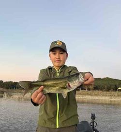 Angler fishing at Buchanan Dam