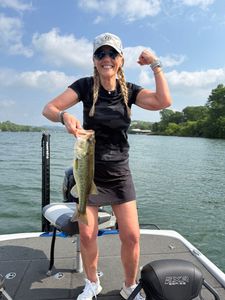 A Florida Bass caught at Buchanan Dam while fishing