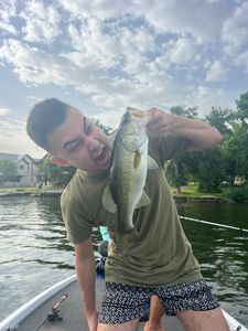 Largemouth bass caught at Buchanan Dam