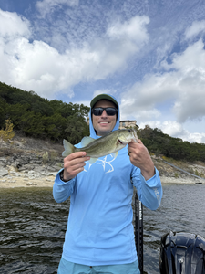 Nice largemouth bass using heavy and light tackle techniques at the lake today!