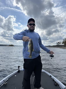 Nice largemouth bass using heavy tackle at Buchanan Dam!