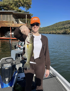 Largemouth Bass caught while fishing in TX