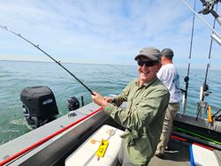 Walleye fishing in Lake Erie waters.