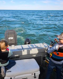 Angler holding fishing rod in Vermilion