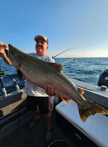 Chinook salmon caught by angler in OH
