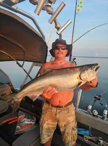 Chinook Salmon caught while fishing in OH