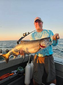 Lake trout caught while fishing in OH