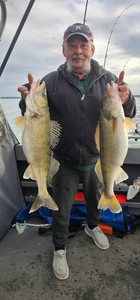 Two walleye fish caught in OH
