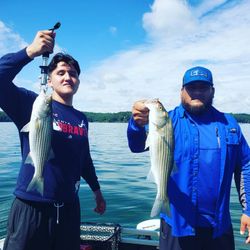 Striper fishing in lake Allatoona 2021