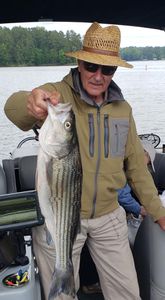 Striper fishing in lake Allatoona