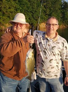 Striper fishing in lake Allatoona