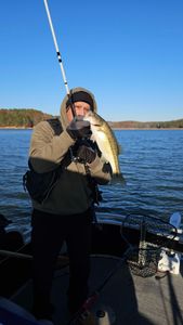Angler holding a fishing rod in Acworth
