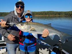 Striped bass caught in Acworth