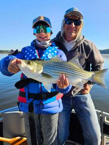 A white bass fish caught in GA