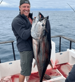 A fisherman enjoying a day of fishing in CA