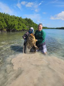 Anglers caught a 28-inch fish at Stock Island