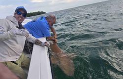 Person fishing in Florida