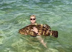 Angler with fishing rod in FL