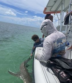 Person fishing on Stock Island